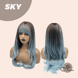 JBEXTENSION Peluca negra suave con corte Bob corto de 16 pulgadas con flequillo FEDERICA SOFT BLACK