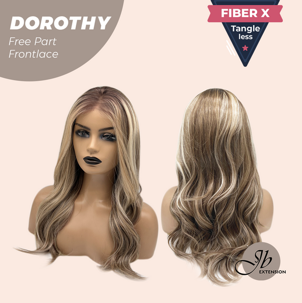 その他 TANGLE FREE wig JBEXTENSION 22 Inches Mix Brown Curly Fiber X, Tangle Less Pre-Cut