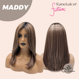 JBEXTENSION 18 Inches Ash Brown Women Fashion Full Machine Wig MADDY【PERMATEASE】