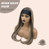 JBEXTENSION 24 Inches Long Wave Milan Blonde Headband Wig SPIKE WAVE - MILAN BLONDE