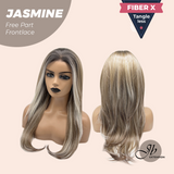 JBEXTENSION 24 Inches Mix Blonde Fiber X, Tangle Less Pre-Cut Free Part Frontlace Glueless Wig JASMINE【FIBER X】