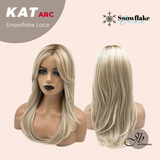 [PRE-ORDER] JBEXTENSION 20 Inches Mix Blonde Long Pre-Cut Arc Snowflake Lace Frontlace Glueless Wig KAT【BENDY EAR TABS】