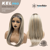 [PRE-ORDER] JBEXTENSION 22 Inches Silver Sand Blonde Pre-Cut 13X6 Free Part Snowflake Lace Frontlace Glueless Wig KEL PRO - SILVER SAND BLONDE【BENDY EAR TABS】