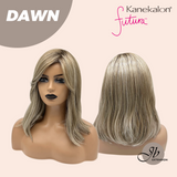 JBEXTENSION 14 Inches Ash Grey Women Fashion Full Machine Wig DAWN【PERMATEASE】