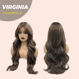 JBEXTENSION GENERATION FIVE 26 Inches Curly Cold Brown Wig VIRGINIA G5