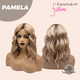 JBEXTENSION 14 Inches Ash Strawberry Blonde Women Fashion Full Machine Wig PAMELA【PERMATEASE】