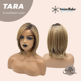 JBEXTENSION 12 Inches Shatush Mix Blonde Pre-Cut Side Part Snowflake Lace Frontlace Glueless Wig TARA SNOWFLAKE【BENDY EAR TABS】