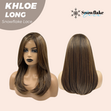 [PRE-ORDER] JBEXTENSION 18 Inches Caramel Pre-Cut Snowflake Lace Frontlace Glueless Wig KHLOE LONG