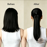 JBEXTENSION 18 Inch Clip Claw  , Wrap in Straight Ponytail Extension for thinning hair STRAIGHT