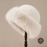 JBEXTENSION Women Hat - Winter Warmth Bucket Hat Fluffy Snow Hat Fuzzy Fisherman Cap Warm Cute 1Pcs