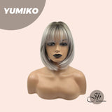 [PRE-ORDER] JBEXTENSION 12 Inches Bob Cut Grey Wig With Bangs YUMIKO