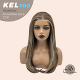 [PRE-ORDER] JBEXTENSION 22 Inches Hazelnut Blonde Highlight Pre-Cut 13X6 Free Part Snowflake Lace Frontlace Glueless Wig KEL PRO - HAZELNUT【BENDY EAR TABS】