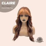 JBEXTENSION PELUCA MUJER 22 PULGADAS COLOR MARRÓN CLARO CON FLECOS CLAIRE