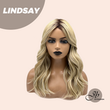 JBEXTENSION 18 Inches Curly Blonde Women Fashion Full Machine Wig LINDSAY【PERMATEASE】