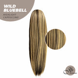 JBEXTENSION 22 Inches Ponytail Coulisse Straight【WILD BLUEBELL】