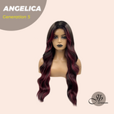 JBEXTENSION GENERATION FIVE 28 Inches Wave Black Red Wig ANGELICA G5