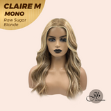 [PRE-ORDER] HOT OF SEASON - CLAIRE MONO RAW SUGAR BLONDE Partial Monofilament Wig 22 Inches Raw Sugar Blonde Partial Mono Lace Glueless Wig Claire Mono Raw Sugar Blonde