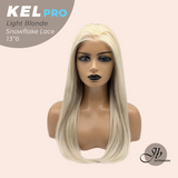 [PRE-ORDER] JBEXTENSION 22 Inches Light Blonde Pre-Cut 13X6 Free Part Snowflake Lace Frontlace Glueless Wig KEL PRO - LIGHT BLONDE【BENDY EAR TABS】