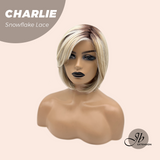 [PRE-ORDER] JBEXTENSION 12 Inches Mix Blonde Pre-Cut Side Part Snowflake Lace Frontlace Glueless Wig CHARLIE【BENDY EAR TABS】