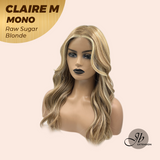 [PRE-ORDER] HOT OF SEASON - CLAIRE MONO RAW SUGAR BLONDE Partial Monofilament Wig 22 Inches Raw Sugar Blonde Partial Mono Lace Glueless Wig Claire Mono Raw Sugar Blonde