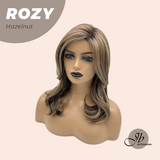 JBEXTENSION 17 Inches Hazelnut Curly Women Fashion Full Machine Wig ROZY HAZELNUT【PLUS PERMATEASE】【BENDY EAR TABS】