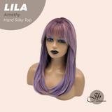 [PRE-ORDER] JBEXTENSION 20 Inches Scalpiana Amethy Wolf Cut 3.5X4 Hard Silky Top Natural Scalp Effect Wig With Bangs LILA AMETHY