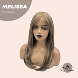 JBEXTENSION Peluca de encaje frontal para mujer de longitud media marrón de 22 pulgadas ROBY 150% de densidad