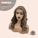 [PRE-ORDER] JBEXTENSION 18 Inches Hazelnut Pre-Cut 13X6 Free Part Snowflake Lace Frontlace Glueless Wig TERESA PRO - HAZELNUT【BENDY EAR TABS】