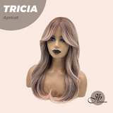 JBEXTENSION 23 Inches Curly Apricot Wig TRICIA APRICOT