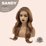 [PRE-ORDER] JBEXTENSION 24 Inches Copper Curly 13X6 Lace Free Part Frontlace Glueless Wig SANDY COPPER