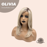 [PRE-ORDER] JBEXTENSION 17 Inches Mix Blonde Pre-Cut Side Part Snowflake Lace Frontlace Glueless Wig OLIVIA SNOWFLAKE【BENDY EAR TABS】