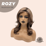 JBEXTENSION 17 Inches Mushroom Brown Curly Women Fashion Full Machine Wig ROZY MUSHROOM BROWN【PLUS PERMATEASE】【BENDY EAR TABS】