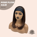 JBEXTENSION 18 Inches Mocha Headband Wig POSE FLOW HAIR - MOCHA