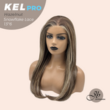 [PRE-ORDER] JBEXTENSION 22 Inches Hazelnut Blonde Highlight Pre-Cut 13X6 Free Part Snowflake Lace Frontlace Glueless Wig KEL PRO - HAZELNUT【BENDY EAR TABS】