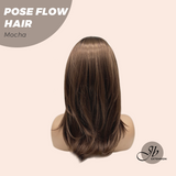 JBEXTENSION 18 Inches Mocha Headband Wig POSE FLOW HAIR - MOCHA
