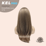 [PRE-ORDER] JBEXTENSION 22 Inches Hazelnut Blonde Highlight Pre-Cut 13X6 Free Part Snowflake Lace Frontlace Glueless Wig KEL PRO - HAZELNUT【BENDY EAR TABS】