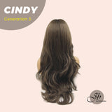 JBEXTENSION GENERATION FIVE 28 Inches Curly Cold Brown Wig CINDY G5