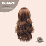 JBEXTENSION PELUCA MUJER 22 PULGADAS COLOR MARRÓN CLARO CON FLECOS CLAIRE