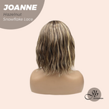 JBEXTENSION 11 Inches Hazelnut Pre-Cut Side Part Snowflake Lace Frontlace Glueless Wig JOANNE HAZELNUT【BENDY EAR TABS】