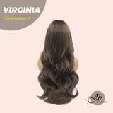 JBEXTENSION GENERATION FIVE 26 Inches Curly Cold Brown Wig VIRGINIA G5