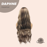 JBEXTENSION 29 Inches Long Body Wave Hazelnut Wig With Bangs DAPHNE HAZELNUT