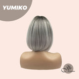 [PRE-ORDER] JBEXTENSION 12 Inches Bob Cut Grey Wig With Bangs YUMIKO