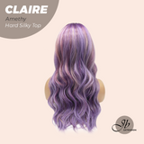 [PRE-ORDER] JBEXTENSION 22 Inches Scalpiana Amethy 3.5X4 Hard Silky Top Natural Scalp Effect Women Wig With Bangs CLAIRE SILKY TOP AMETHY