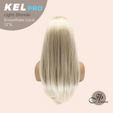 [PRE-ORDER] JBEXTENSION 22 Inches Light Blonde Pre-Cut 13X6 Free Part Snowflake Lace Frontlace Glueless Wig KEL PRO - LIGHT BLONDE【BENDY EAR TABS】