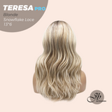 [PRE-ORDER] JBEXTENSION 18 Inches Blonde Pre-Cut 13X6 Free Part Snowflake Lace Frontlace Glueless Wig TERESA PRO - BLONDE【BENDY EAR TABS】