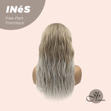 [PRE-ORDER] JBEXTENSION 22 Inches Peach Blonde Body Wave Free Part Frontlae Wig INéS