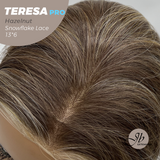 [PRE-ORDER] JBEXTENSION 18 Inches Hazelnut Pre-Cut 13X6 Free Part Snowflake Lace Frontlace Glueless Wig TERESA PRO - HAZELNUT【BENDY EAR TABS】