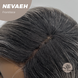 JBEXTENSION 20 Inches Black Curly Pre-Cut Frontlace Glueless Black Sapphire Wig NEVAEH