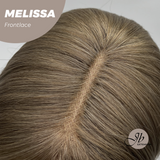 JBEXTENSION Peluca de encaje frontal para mujer de longitud media marrón de 22 pulgadas ROBY 150% de densidad