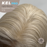 [PRE-ORDER] JBEXTENSION 22 Inches Light Blonde Pre-Cut 13X6 Free Part Snowflake Lace Frontlace Glueless Wig KEL PRO - LIGHT BLONDE【BENDY EAR TABS】